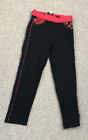 Black Junior Gaultier leggings with tartan stripe