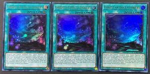 YUGIOH 3x Forest of Lost Flowers BLMR-EN097 Ultra Rare 1st Edition NM/Mint - Picture 1 of 2