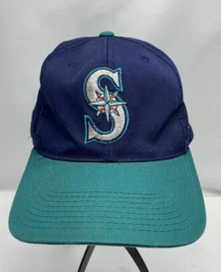 Seattle Mariner mercancía genuina por firmas talla única azul verde azulado - Imagen 1 de 7