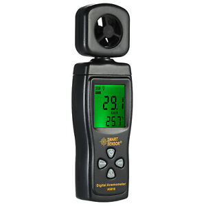 Digital Anemometer LCD  Velocity Wind Speed Meter AS816 AU R5K5