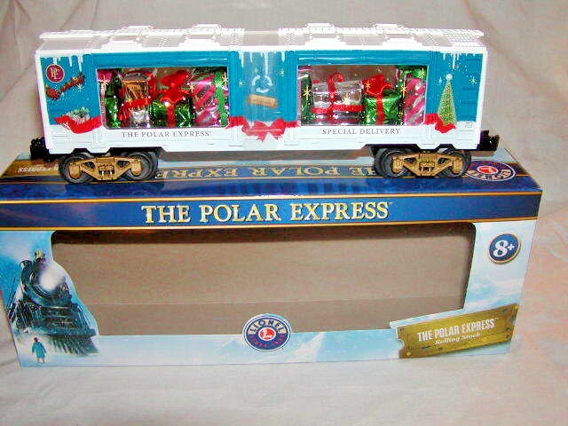 Lionel 2028470 The Polar Express Christmas Present Mint Car O 027 shelf display - Image 1 of 4