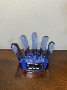Very Rare NOKIA Purple/Blue Hand Cell Phone Holder Solid Plastic - Picture 1 of 4