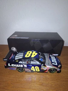 Jimmie Johnson 2008 Lowe's 250th Start Color Chrome Autographed 1/24. 1 of 100 - Picture 1 of 11