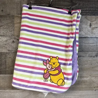 Cobertor Disney Winnie the Pooh bebê criança pelúcia bordado leitão Sherpa - Imagem 1 de 4