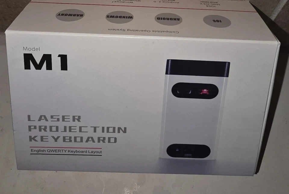 M1 Laser Projection Keyboard Bluetooth Virtual Keyboard - Image 1 of 4