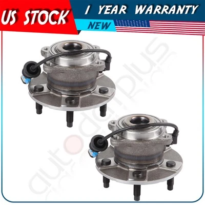 Par de cojinetes de rueda trasera y conjunto de buje para Chevrolet Equinox 2005-2006 con ABS Foto 1 de 4