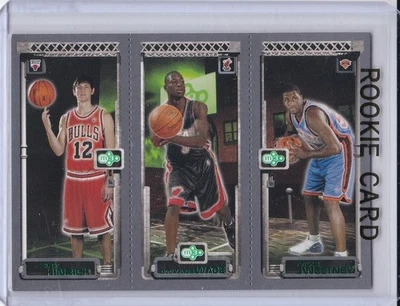 DWYANE WADE ROOKIE CARD 2003 Topps Matrix Trio Basketball MIAMI HEAT Dwayne RC - Image 1 of 2