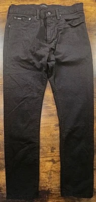 Polo Ralph Lauren Black Sullivan Slim Fit Jeans Size 32 X 31 - Image 1 of 4