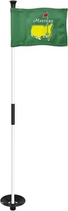 3 Fuß Golf Fahnenmast mit Mini Masters Flagge, doppelseitig Siebdruck, ideal für - Bild 1 von 8