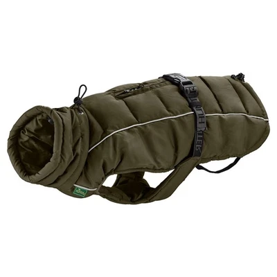 Hunter Hundemantel Paxson für Dackel Oliv - Warm, Wasserabweisend, Stylisch