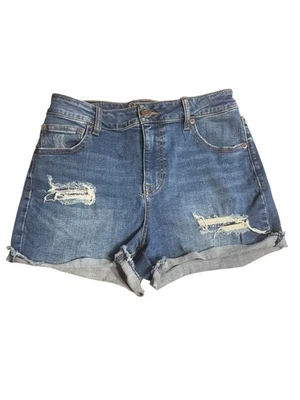 Jean Maurices Cortado Distress Patchwork Talla 8 Festival Grunge Hippie Foto 1 de 4