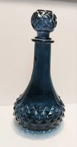 Cesto portabottiglie Genio Illuminato Blu Teal Scuro Tessuto 11" - Foto 1 di 6