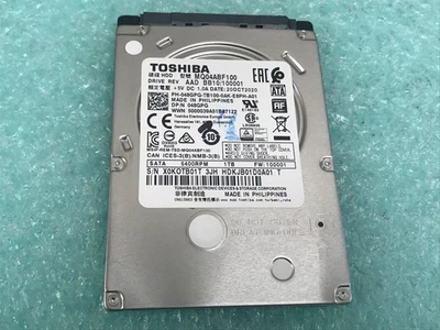 Toshiba MQ04ABF100 1TB 5400RPM 2.5" SATA Laptop Hard Drive - HD672 - Image 1 of 4