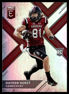 2018 Panini Elite Draft Picks B Hayden Hurst RC South Carolina Gamecocks #118 B - Image 1 of 2