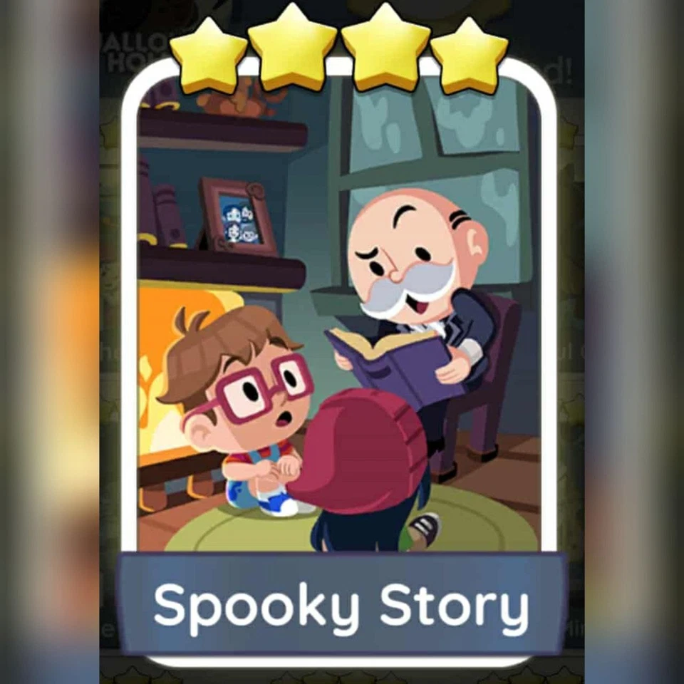 1 x Spooky Story sticker (⭐⭐⭐⭐) set 11 - Mono_poly_ Go sticker (Fast sending) - Image 1 of 1