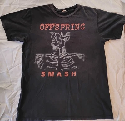 Camiseta Vintage Band Offspring Smash Album GG Bay Island Tag 100% Algodão  - Imagem 1 de 4