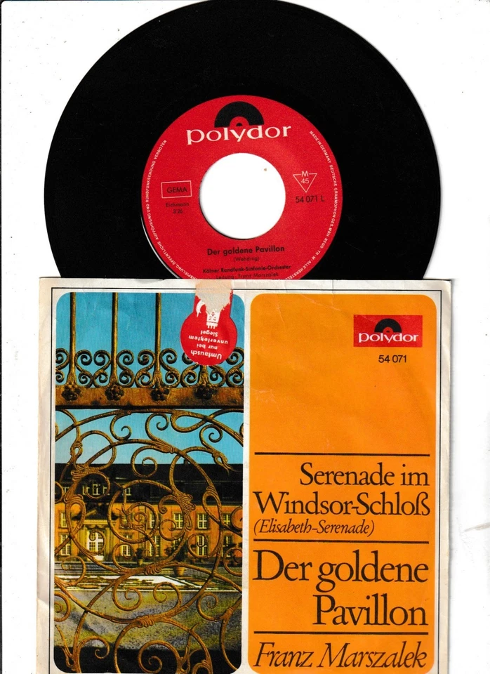Franz Marszalek - Serenade im Windsor-Schloß: Elisabeth-Serenade (7" Single) - Bild 1 von 1