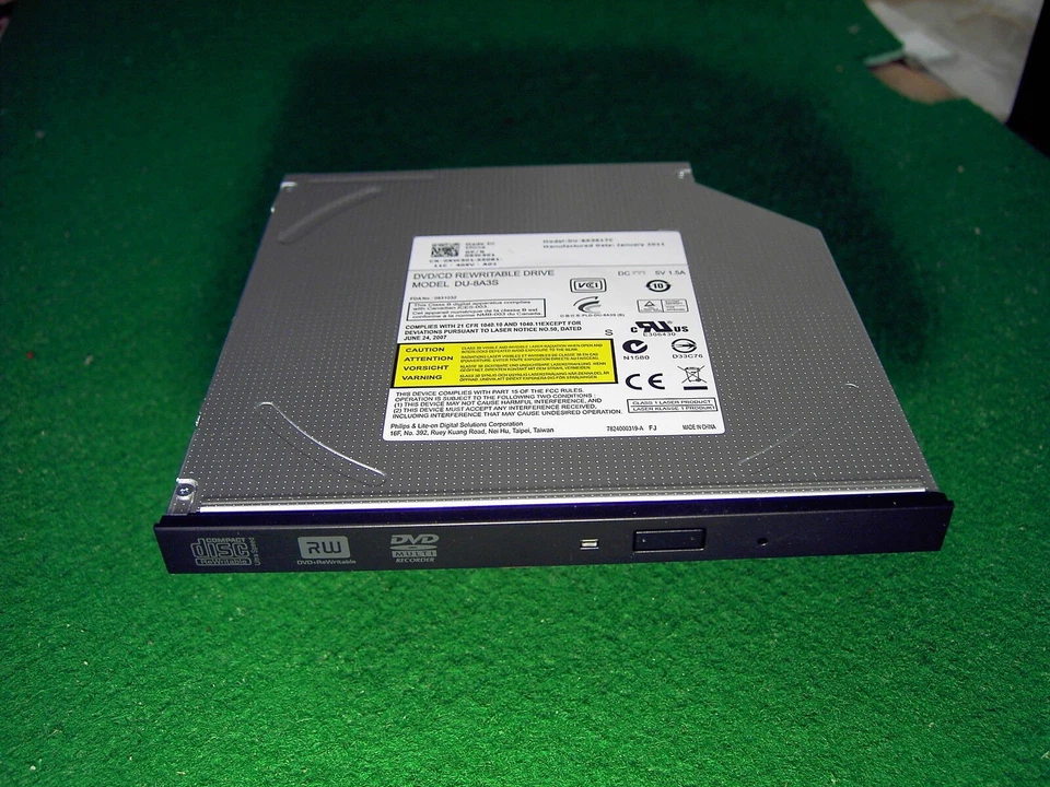 Dell Optiplex 3040 3050 3060 3070 5050 5070 SFF & MT DVD Writer Drive + Rail - Image 1 of 1