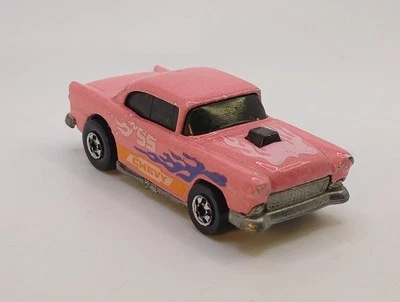 Vtg. 1978 Hot Wheels Blackwalls '55 Chevy Bel Air Pink 1:64 Diecast - Image 1 of 4