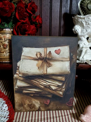 SIGNO DE LETRAS CORAZÓN SAN VALENTÍN ESTILO VINTAGE COCTELERA COLONIAL PRIMITIVA BASTANTE ANTIGUA Foto 1 de 4