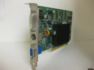 09Y779 Nvidia 128MB AGP video card with VGA,  S-VIDIO  DVI-I  Outputs  Full Size - Picture 1 of 17