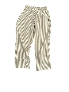 Pantalone pantalone Akris Punto Farell panna nero a righe taglia 10 nuovo con etichetta - Foto 1 di 11