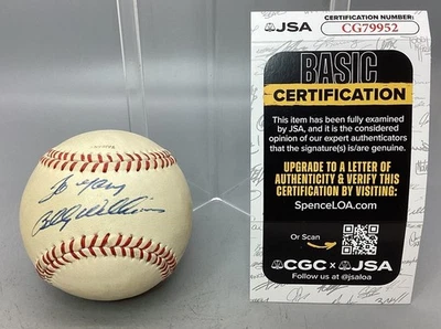 Billy Williams Official League Autographed Baseball - JSA Certified - Image 1 of 4