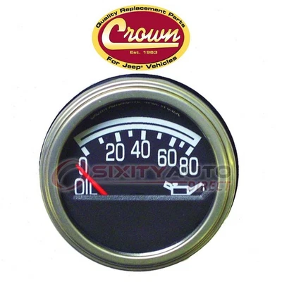 Crown Automotive Engine Oil Pressure Gauge for 1981-1985 Jeep Scrambler - cj - Изображение 1 из 4