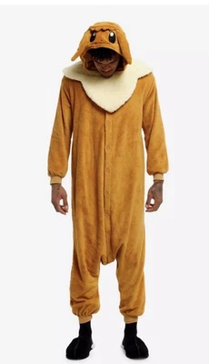 Pokemon Eevee Halloween Cosplay Costume Kigurumi Wear Unisex Adult Free Size - Image 1 of 4