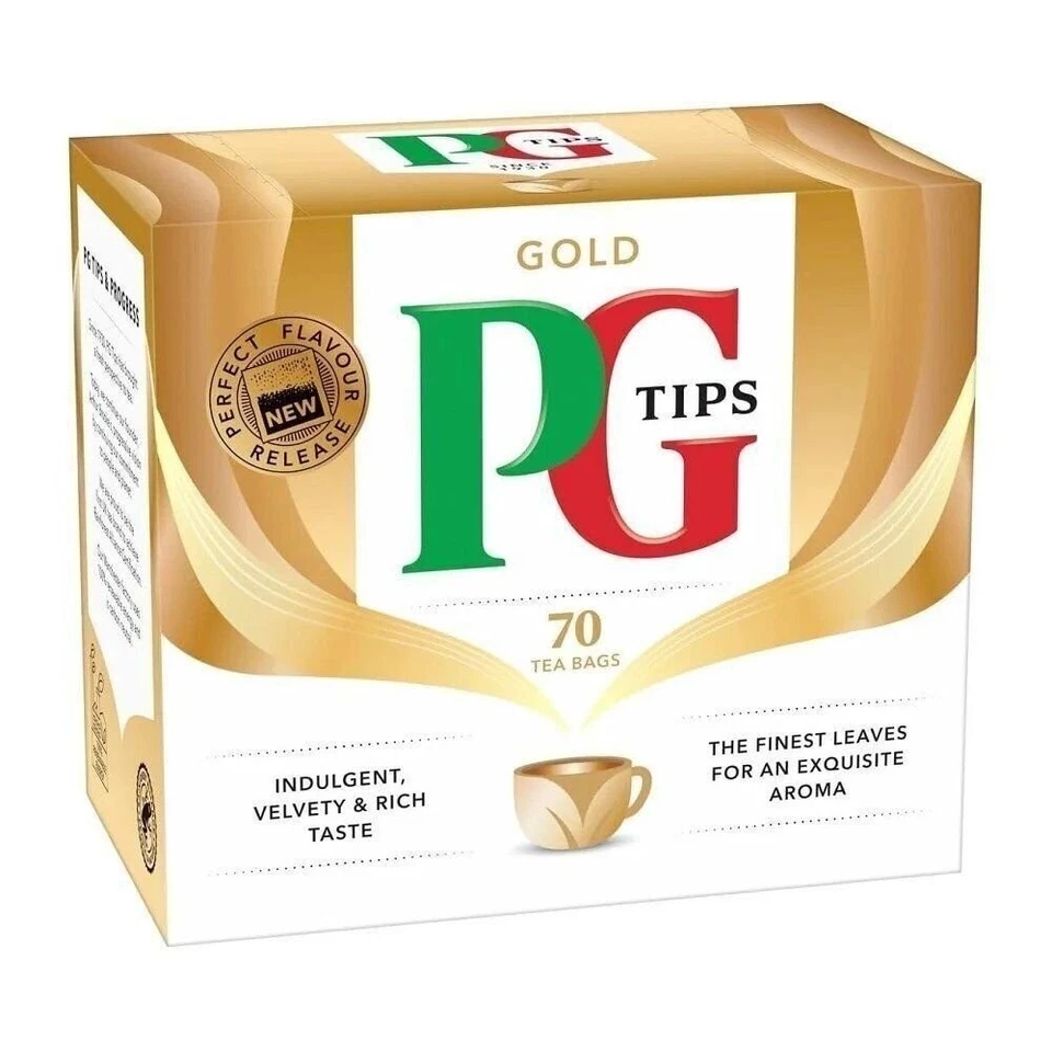 Bolsas de té PG Tips Gold 70 - Pack de 6 Foto 1 de 1