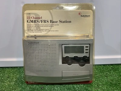 Radio Shack GMRS FRS Estación Base de 22 Canales Radio de 2 Vías Cat. Nº 21-1846 NIPSeal Foto 1 de 4