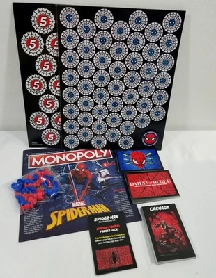 大富翁蜘蛛侠版替换零件棋盘游戏 — 第 1/4 张图片