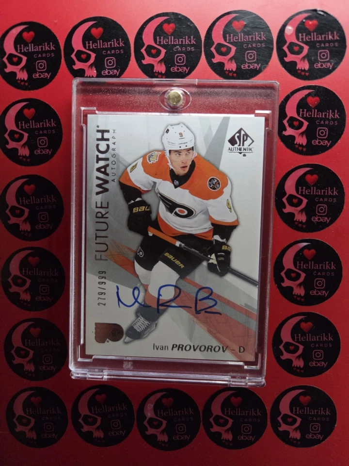2016-17 Ivan Provorov SP Authentic Future Watch Auto /999 Auto #153 RC UD - Image 1 of 2