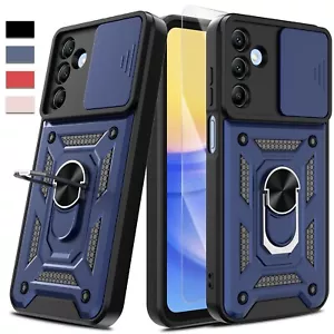 Funda protectora con anillo magnético para Samsung Galaxy A25 5G a prueba de golpes + vidrio templado - Imagen 1 de 27
