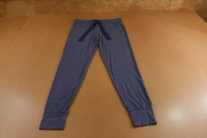 Felina Womens Size XS Navy Blue Heather Jersey Tapered Leg Lounge Pants New - Picture 1 of 8
