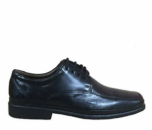 PREGUNTA SCARPE UOMO CON LACCI IN MORBIDA PELLE NERO, FONDO IN GOMMA ART IV975 - Imagen 1 de 3