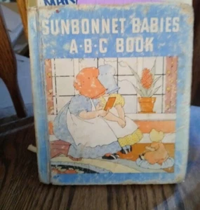 Sunbonnet Babies ABC Children’s Hardcover Book By Eulalia Osgood Grover      B-8 - Picture 1 of 1