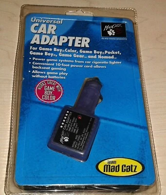 Mad Catz 4002 Car Power Adapter for Game Boy, Game Boy Pocket, Game Gear, Nomad - Image 1 of 2