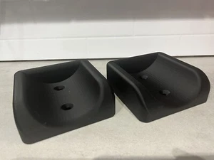 Go Kart Feet Foot Heel Rest Cups X2 - CADET / ROTAX / TKM / PRO KART SIM Racing - Afbeelding 1 van 3