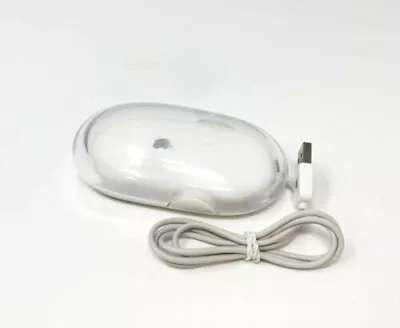 Optical Clear Apple Pro Mouse ,Wired USB (M5769) - Image 1 of 4