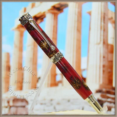 Bolígrafo de escritura hecho a mano fuente mini conos de pino VER VIDEO 1194 Foto 1 de 4