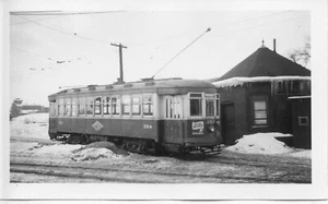 9B947 RP 1940s SCRANTON TRANSIT CO RAILWAY CAR #354 - Picture 1 of 1