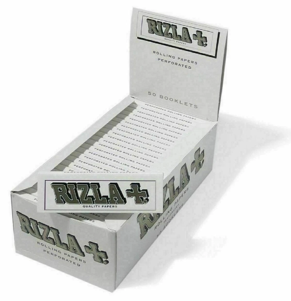 Rizla Cartine White Corte Bianche Regular Scatola da 50 Libretti