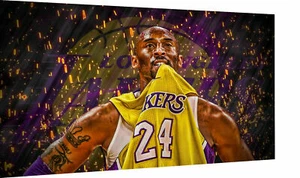 Leinwand Sport Lakers Basketball Bilder Wandbilder - Hochwertiger Kunstdruck - Bild 1 von 8