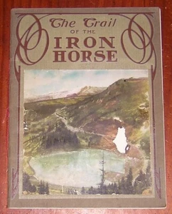 Trail of Iron Horse 1905 Book of Photos Colorado via Moffat Line D&RGW Railroad - Picture 1 of 7