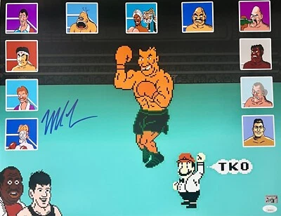 Mike Tyson Signed Autographed 16x20 Photo JSA & Mike Tyson Authentic PO #4 H - Image 1 of 2