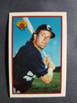 1989 Bowman tiffany / glossy STEVE LYONS card # 63 - Image 1 of 2