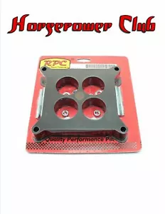 RPC-R9134 4 Hole Spacer 4150 4160 Holley Carburetor 1" Phenolic Studs & Gasket - Picture 1 of 1