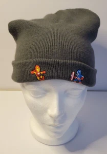 Kid's Marvel Avengers Civil War Gray Beanie Hat Toboggan Ironman Captain America - Picture 1 of 4
