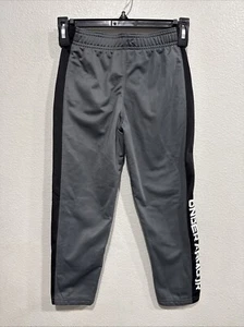 Under Armour Pants Boys Size 6 Youth Loose Fit Gray Pants NWT UA 19 in Inseam - Picture 1 of 9